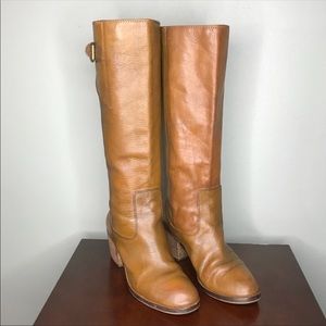 Lucky Brand Vintage Distress Leather Riding Boot